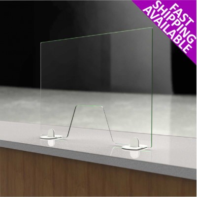 Freestanding Clear Glass Screen Guard